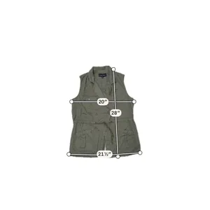 Utilitycore Cargo Vest Olive Green Safari Workwear Multi Pocket Black Rainn M thumbnail 5
