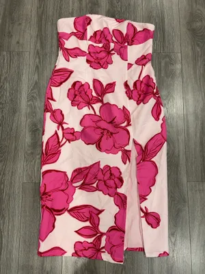 New Showpo Shantelle Midi Dress Strapless Bodycon Back Split Dress Size Large thumbnail 7