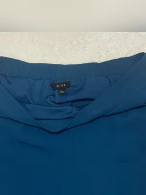 Mine Dark Blue Scallop-Hem High Waist Pull On Shorts Size Large thumbnail 7