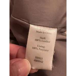 Coldwater Creek Suede Leather Jacket Snap/Zip Front Tan Vintage Women’s XL(18) thumbnail 6