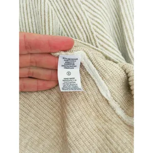 Cyrus Womens Roll Neck Sweater Small Beige Old Money Quiet Luxury Soft Neutral thumbnail 5