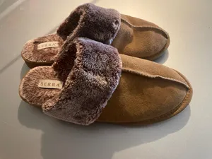 Serra Faux Fur and Faux Suede Slippers thumbnail 3