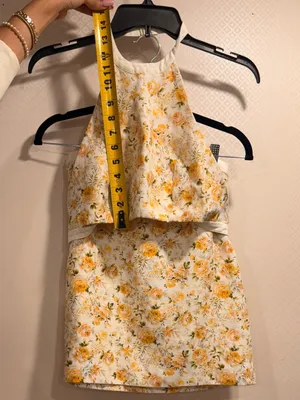 Anthropologie Significant Other Halter Mini Dress Rosalie Floral Print Size 4 thumbnail 12