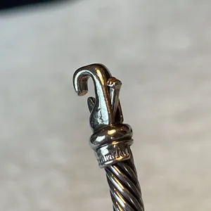 David Yurman Three Section Necklace .925/14k thumbnail 8