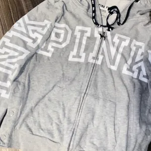 PINK Gray Hoodie thumbnail 2