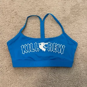 KILL CREW Blue Sports Bra! thumbnail 1