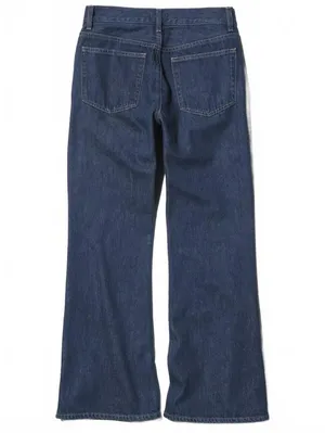 Uniqlo Bootcut Jeans NWT Blue 23inch thumbnail 3