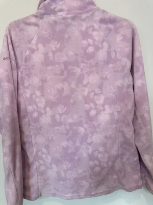 Columbia Sportswear Company Fleece Pullover Size M Purple Tie Dye thumbnail 5