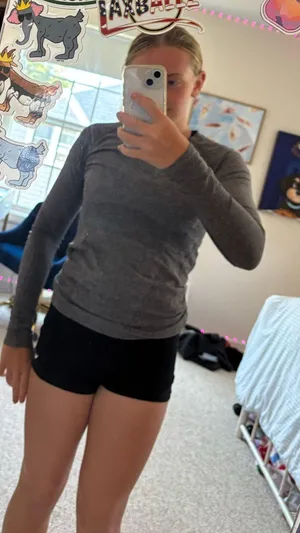 Athleta athletic grey long sleeve thumbnail 1