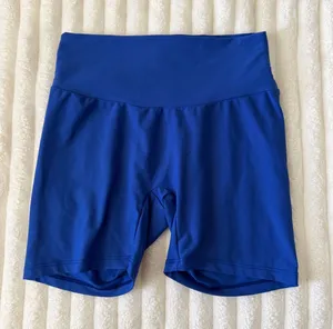 Skatie Royal Blue High-Waist Bike Shorts thumbnail 1