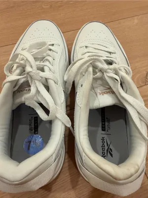Reebok Ortho Lite White Leather Sneakers with Gum-Trim Sole Size 7.5 thumbnail 6