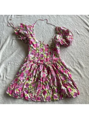 For Love And Lemons Paulina puff sleeve mini Dress thumbnail 11