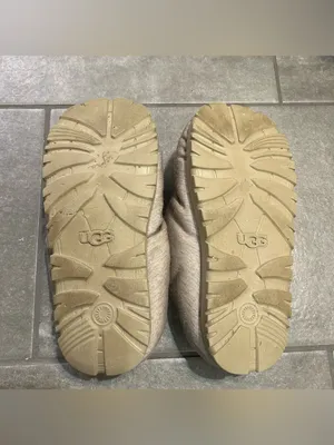 UGG Spaceslider Neutral Puffy Jersey Slingback Slippers Women’s Shoe Size 7 thumbnail 8