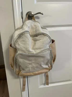 BEIS The Backpack in Beige thumbnail 3