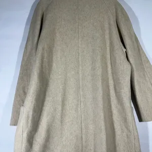 VTG MICHELLE FRANCIS 80’s WOOL BLEND LADIES COAT MADE‎ IN USA XL CREAM PREOWNED thumbnail 2