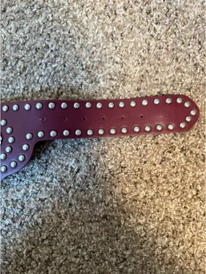 Leather Belt Red thumbnail 5