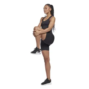 NWT Reebok Womens Basic Bike Shorts HT4921 Night Black XS thumbnail 6