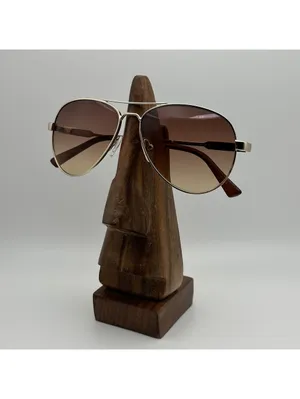 G by Guess Aviator Sunglasses with Gradient Brown Lenses thumbnail 2