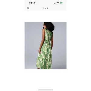 Simply Vera Vera Wang‎ fit and flare midi dress green size M thumbnail 3