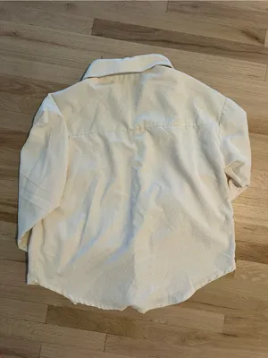 Cream Corduroy Button thumbnail 2