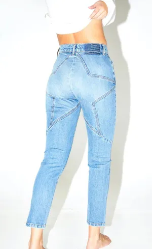 Revice Denim Venus Crops Lightyear Wash thumbnail 1