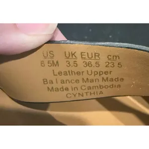 Naturalizer 6.5 M Cynthia Wedge Sandals Black Leather Cork Platform Straps NEW thumbnail 4