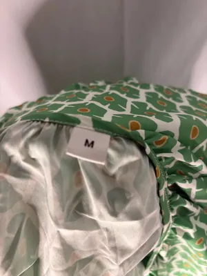 Green Patterned Maxi Dress Size M thumbnail 4