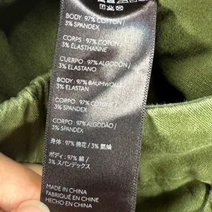 I.AM.GIA Olive Green‎ Joggers Pants Elastic Waist Casual Comfy Size L-flaw thumbnail 9