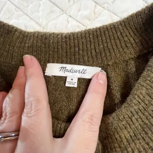 Madewell Bowden Sweater Womens Size L Brown Henley Wool Alpaca thumbnail 4