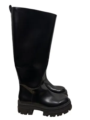 H&M Chunky Knee High Lug Sole Boots Size 7 thumbnail 3