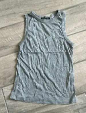 Zara gray tank top thumbnail 1