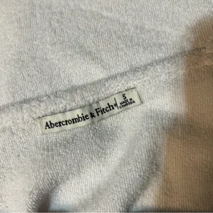 Abercrombie & Fitch White Terry Cloth Towel Mini Dress Size Small thumbnail 3