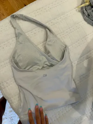 CSB athena halter tank in dusty grey thumbnail 3