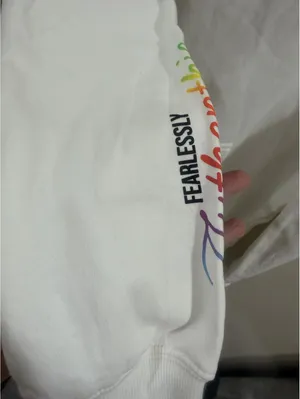 Pride Hoodie The Phluid Project White Hoodie M size cod3 thumbnail 4