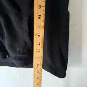 GAP Women Black Fleece Vest Full Zip Collar‎ Pockets XL Layering Preppy thumbnail 6