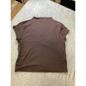 Wild Fable Womens Brown Ribbed Mock Neck Cap Sleeve Top Large‎ New NWT thumbnail 2