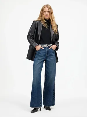 Madewell Superwide Leg Jeans Size 26 thumbnail 3