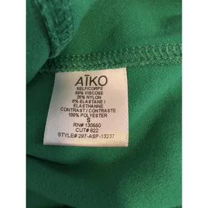 Aiko Green Sleeveless Sheath Dress Women’s Size Small Mesh Work‎ Career Cocktail thumbnail 12