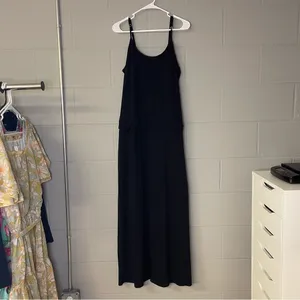 Toad & Co Long Island Maxi Dress in Black Women’s Size XL Organic Cotton Dress thumbnail 3