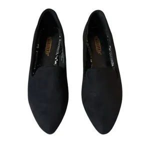 Seychelles Womans Size 5.5 Ruby‎ III Black Faux Suede Flats Vegan Office Capsule thumbnail 3