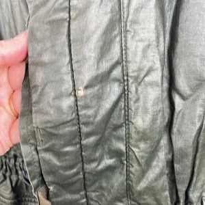 G-STAR RAW Women's Parka Jacket Hooded Black Cotton Pockets Zip size Small thumbnail 9
