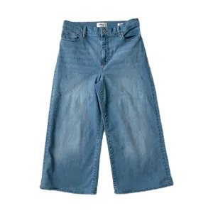 Frame Le Slim Palazzo Wide Leg Cropped Jeans Honeymoon Light Blue LSP814 Size 31 thumbnail 2