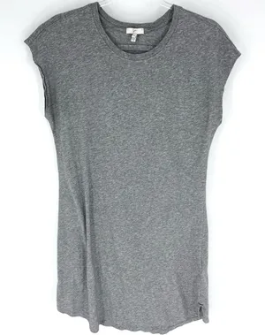 Joie Lamisa Cap Sleeve T-Shirt Dress Heather Grey Medium‎ thumbnail 1