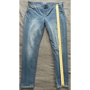 Arizona Jean Co Womens Plus Jegging Light Wash Blue Pull On Denim Pants 18.5 thumbnail 8
