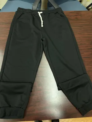 Mens Black Sweatpant Joggers Size X-Large thumbnail 1