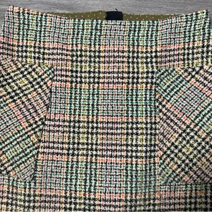 Anthropologie Plaid Knit Skirt thumbnail 4