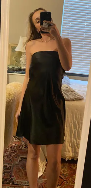 Strapless Little Black Dress Size XS thumbnail 1