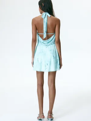 H&M Halter Mini Dress thumbnail 2