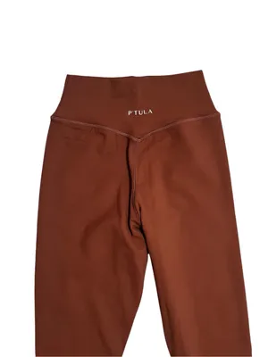 Ptula Sierra Leggings Sienna Rust Brown Buttery Soft High Waist Sz M thumbnail 5