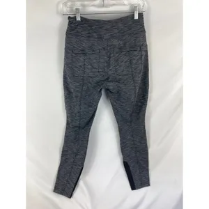 Athleta Highline Hybrid Ankle Legging Pant Grey Balck Size 8 thumbnail 6